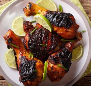 jerk-chicken-drumstick-with-lime